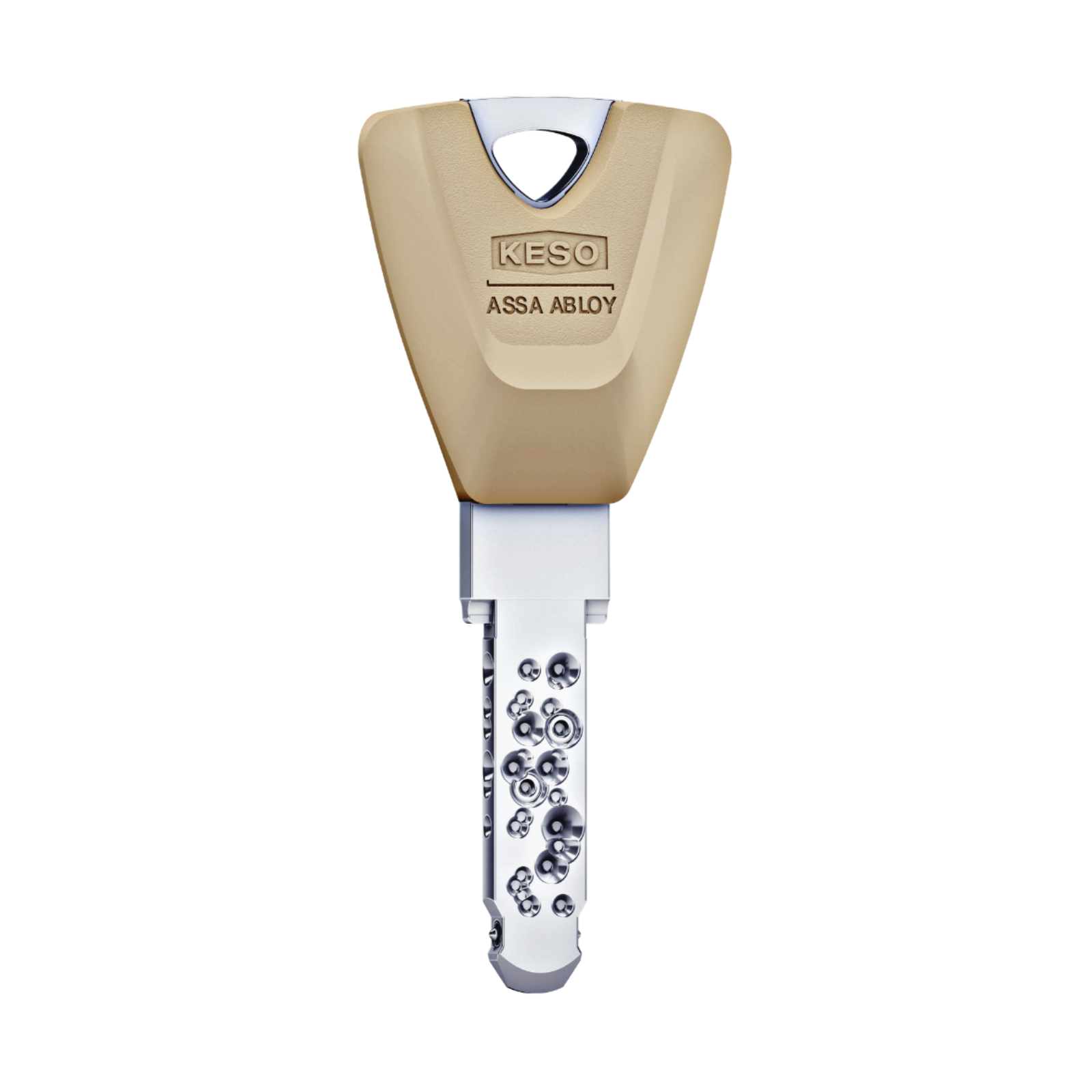 KESO 8000 Omega² Langschlüssel 80.E02 mit Farbkappe latte macciato