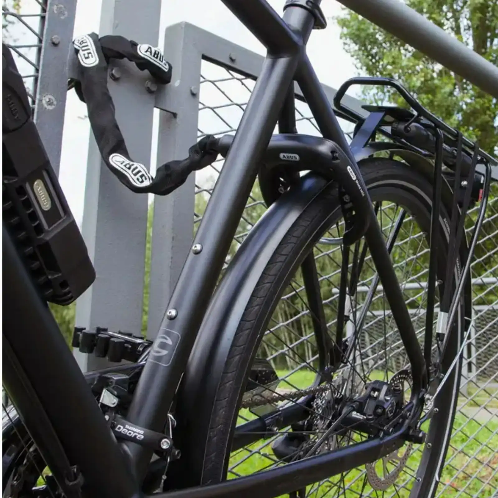 Loop-Schlosskette ACH 2.0 6KS für ABUS Rahmenschlösser - Anwendungsbeispiel