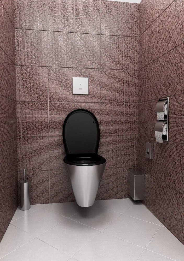 SANELA WC Drückerplatte matt SLW01NK - Mustertoilette