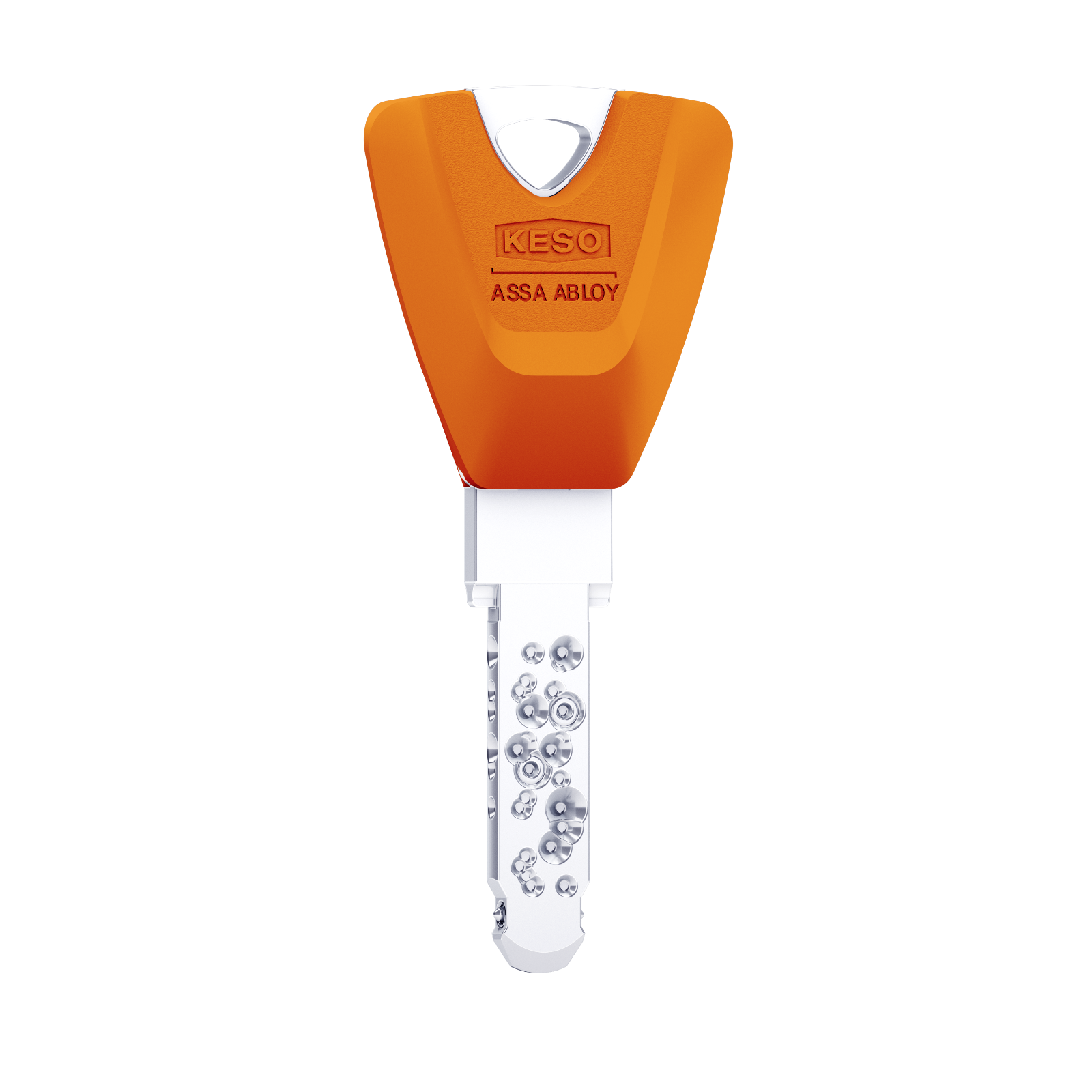 Langschlüssel KESO 8000 Omega² 80.E02 mit Farbkappe fluo orange