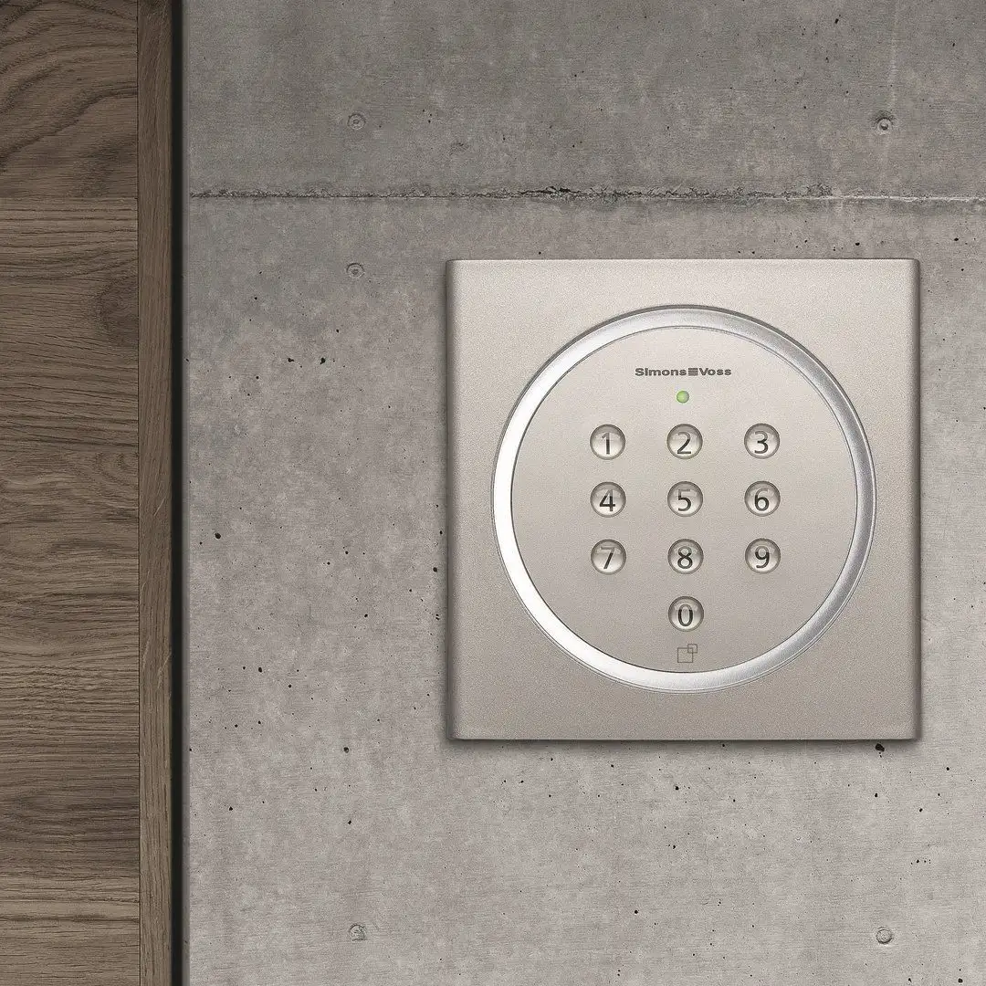 SimonsVoss MobileKey PinCode-Tastatur - Montagebeispiel 01