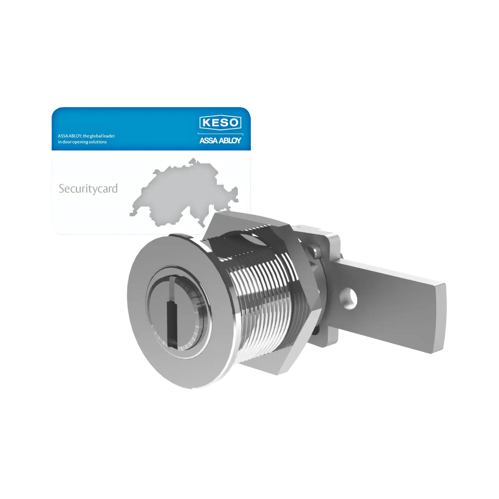 KESO 8000 Omega² Hebelzylinder für Briefkästen 83.J31 - mit Sicherungskarte