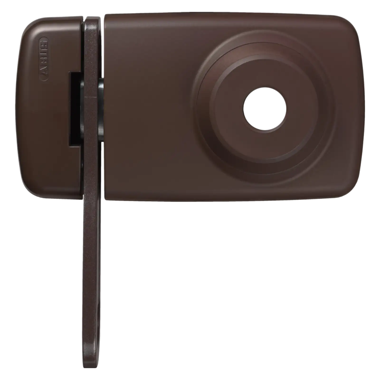 ABUS Tür-Zusatzschloss 7035 ohne Zylinder, mit Sperrbügel - braun