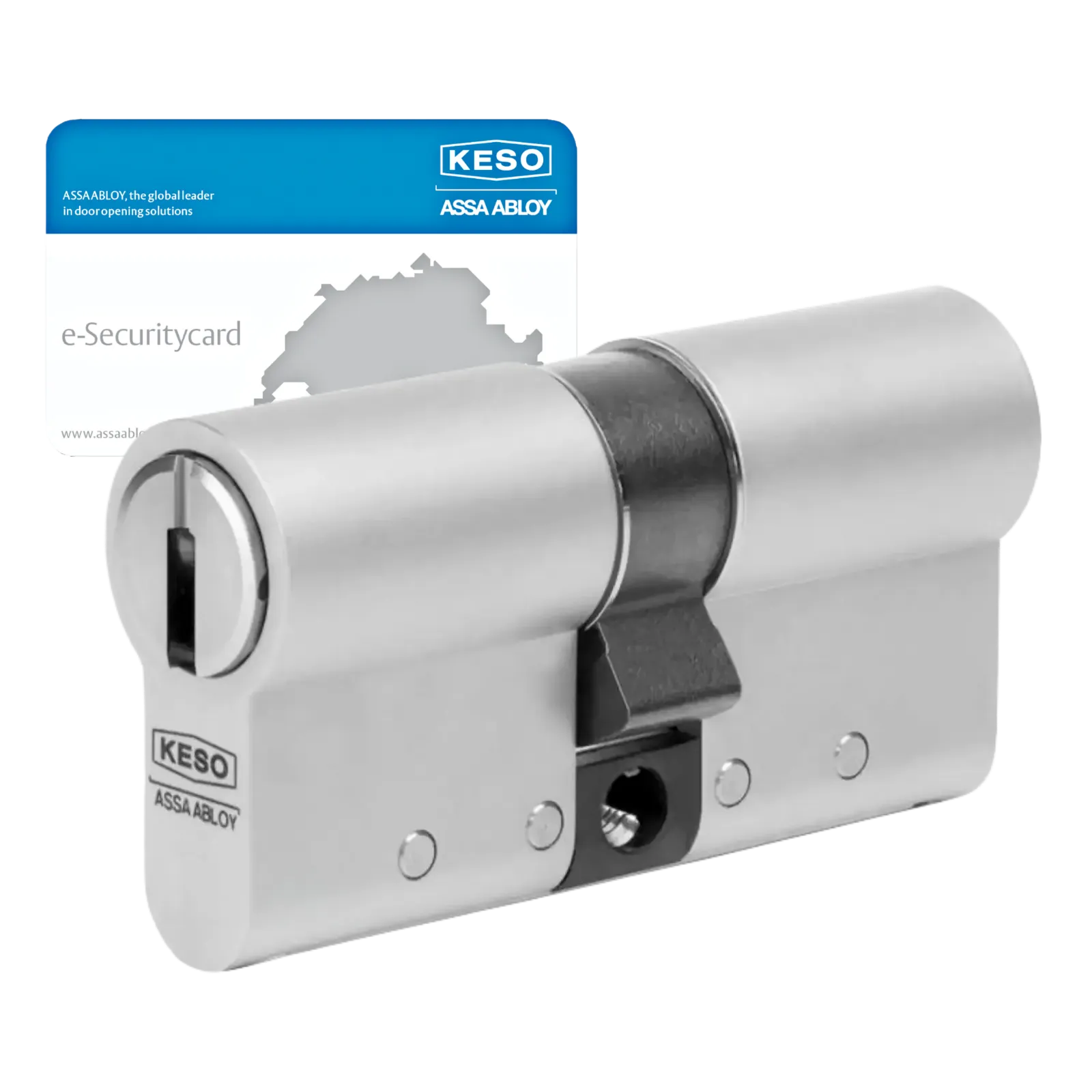 KESO 8000 Omega³ Doppelzylinder Advanced 81.D15 mit Aufbohrschutz VdS B