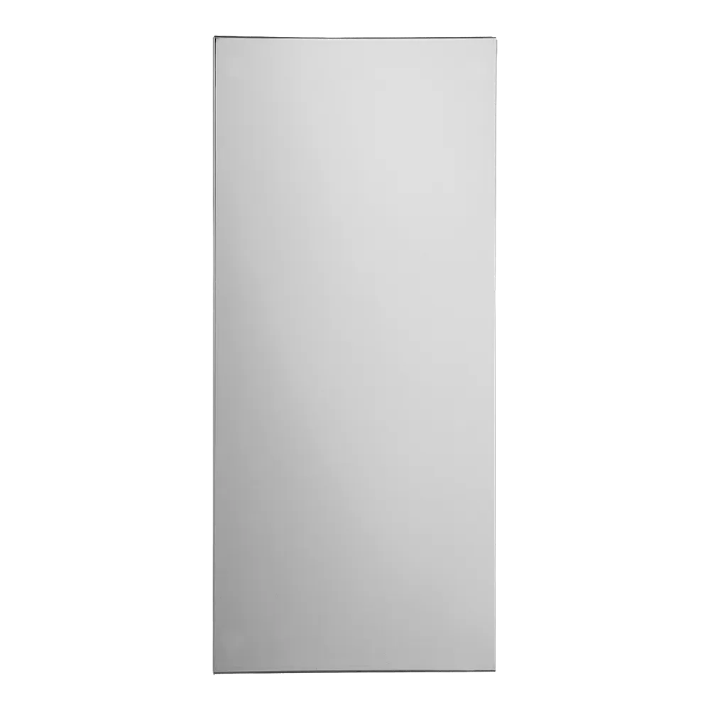 Edelstahl Spiegel 900x400x1 mm vandalensicher - zum Kleben