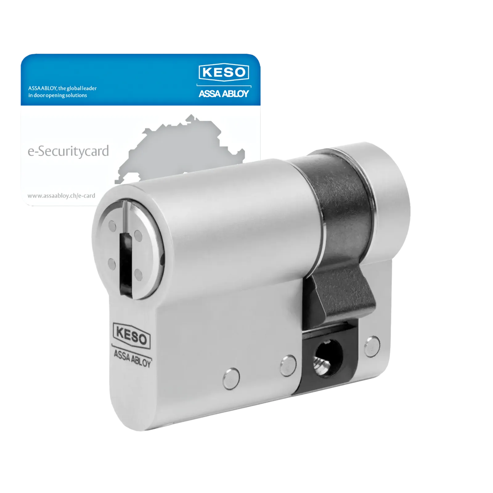KESO 8000 Omega³ Halbzylinder 81.E14 Professional mit Zieh- und Aufbohrschutz VdS BZ