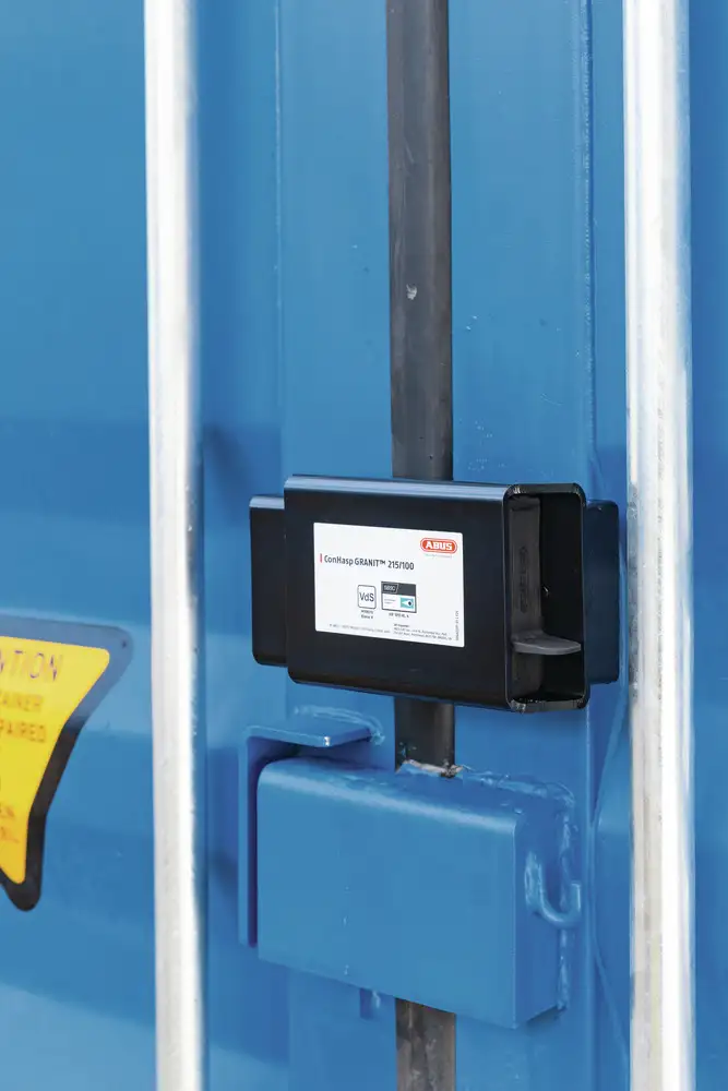 ABUS Containerschloss ConHasp Granit 215 Montagebeispiel 03