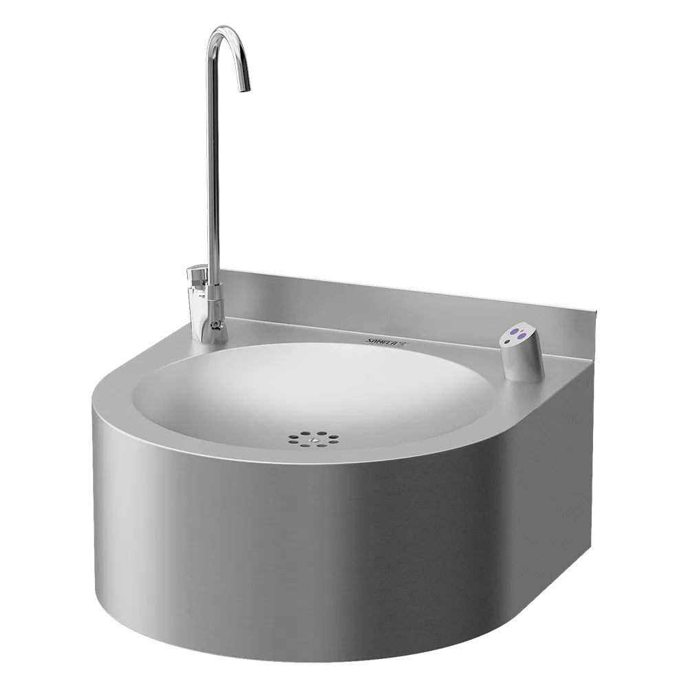 Wasserspender mit Festwasseranschluss SLUN14ENS und berührungslosem Sensor-Auslauf 