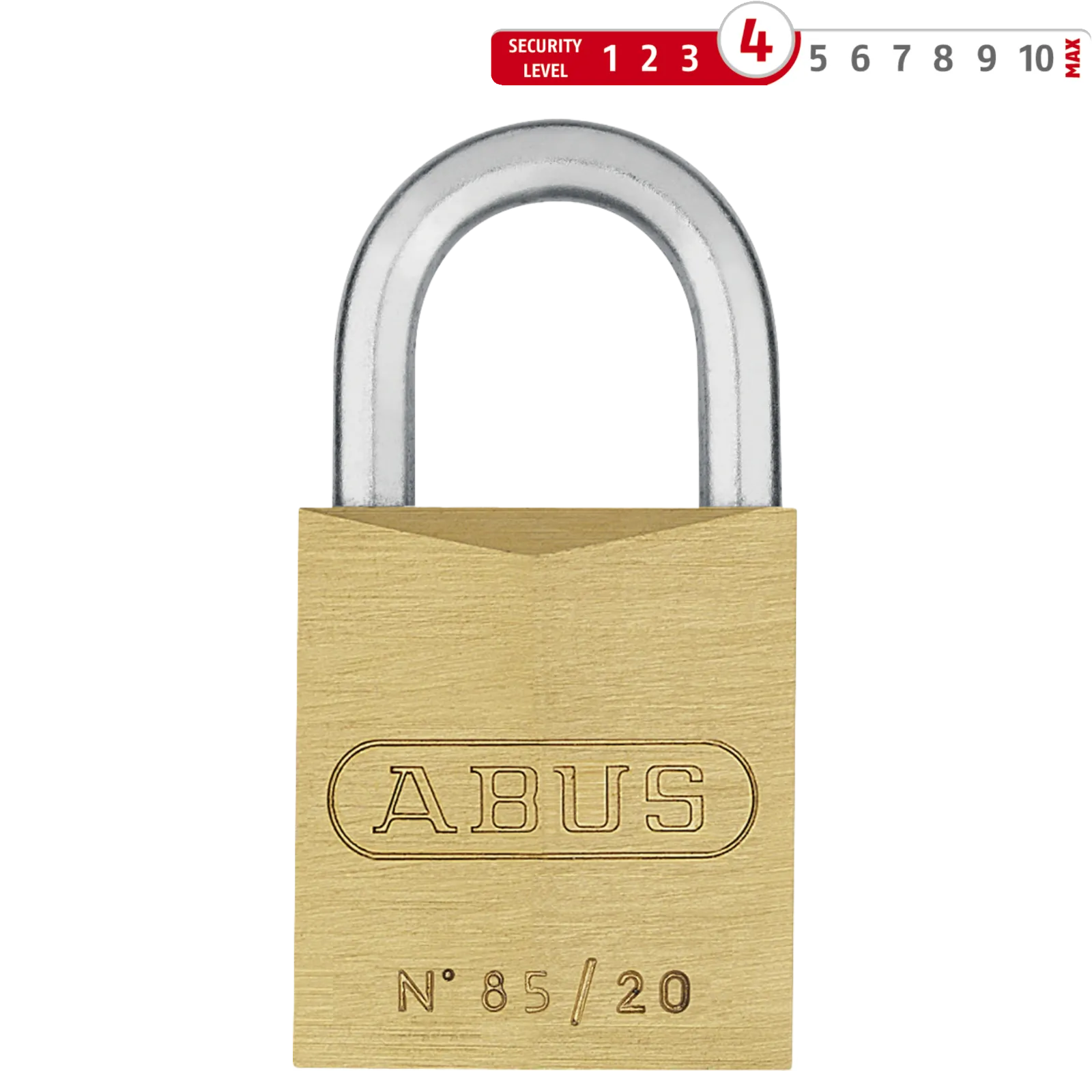 ABUS Vorhangschloss Messing 85/20