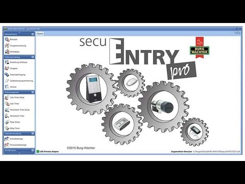 Burg-Wächter Verwaltungssoftware secuENTRY pro 7083